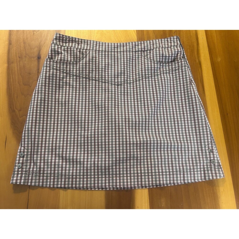 Annika By Cutter And Buck Women’s Golf Skort. Size 8. Plaid.